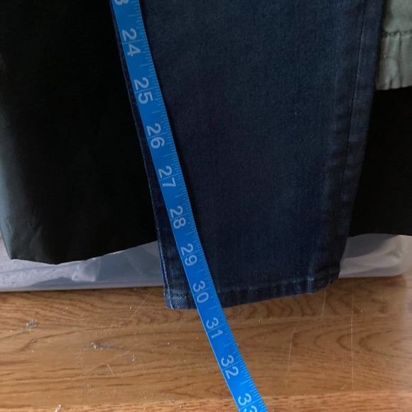 KUT from the Kloth Jeans Womens Sz 8 Skinny Leg Dark Wash Wax Coated Denim - Picture 8 of 9